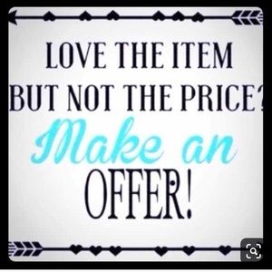 All reasonable offers will be considered!